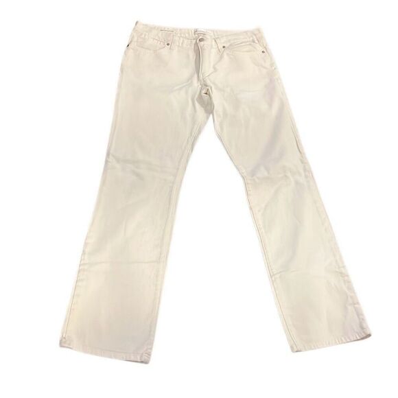 Paper denim and cloth sienna low rise straight size 32 white jeans - Picture 1 of 3